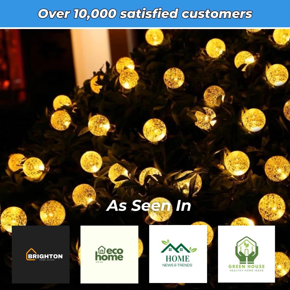 Solar garland - Illuminate your outdoor evenings
