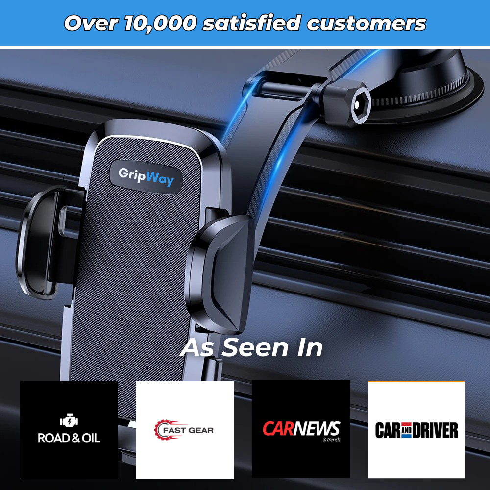 GripWay – Dashboard Phone Mount for All Car Models
