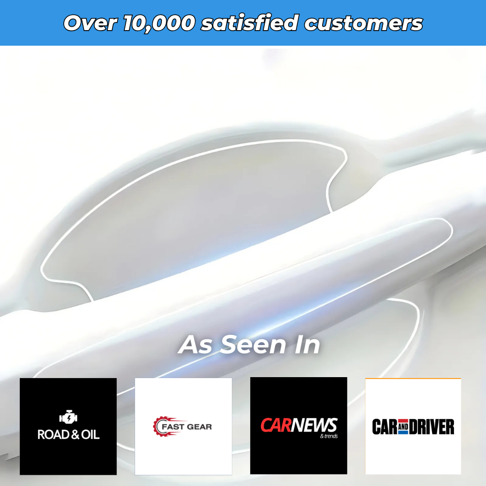 ClearGuard – Transparent Car Door Handle Protectors (Set of 8)