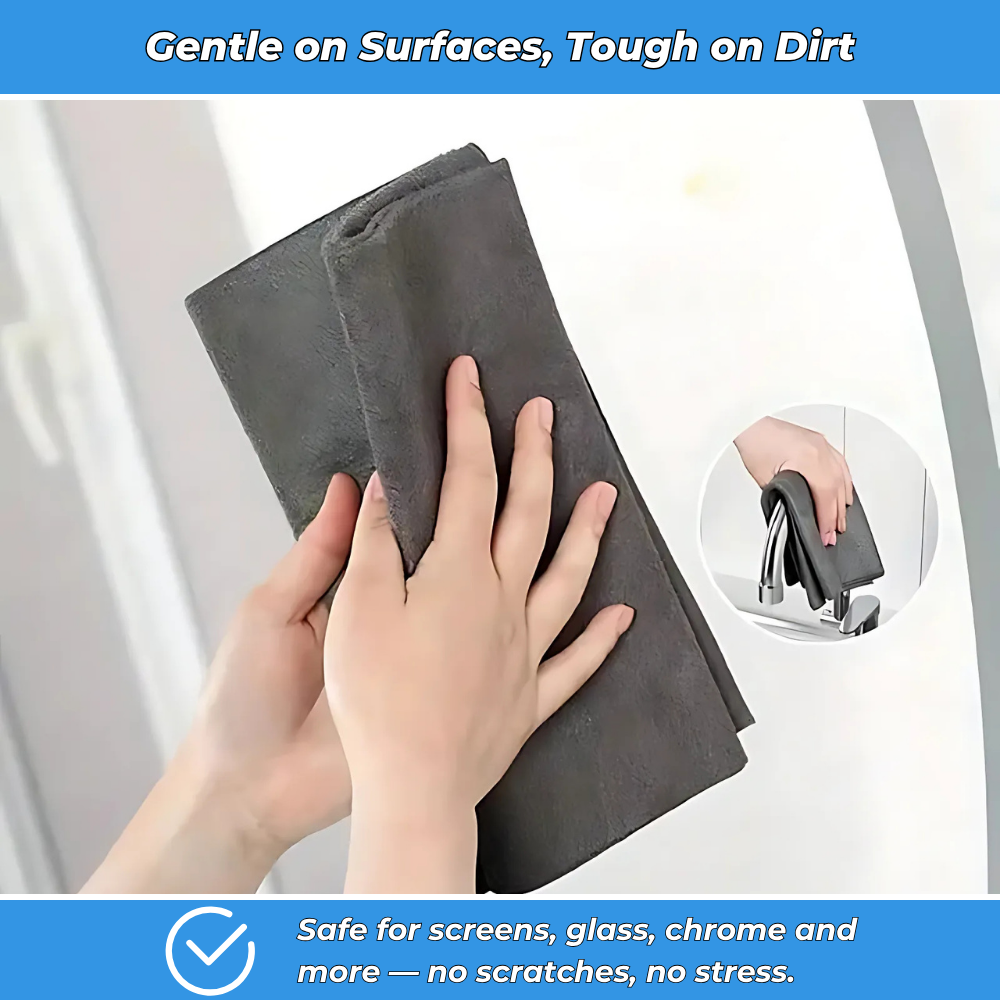 MagicClean - Microfiber cloth for streak-free windows and surfaces
