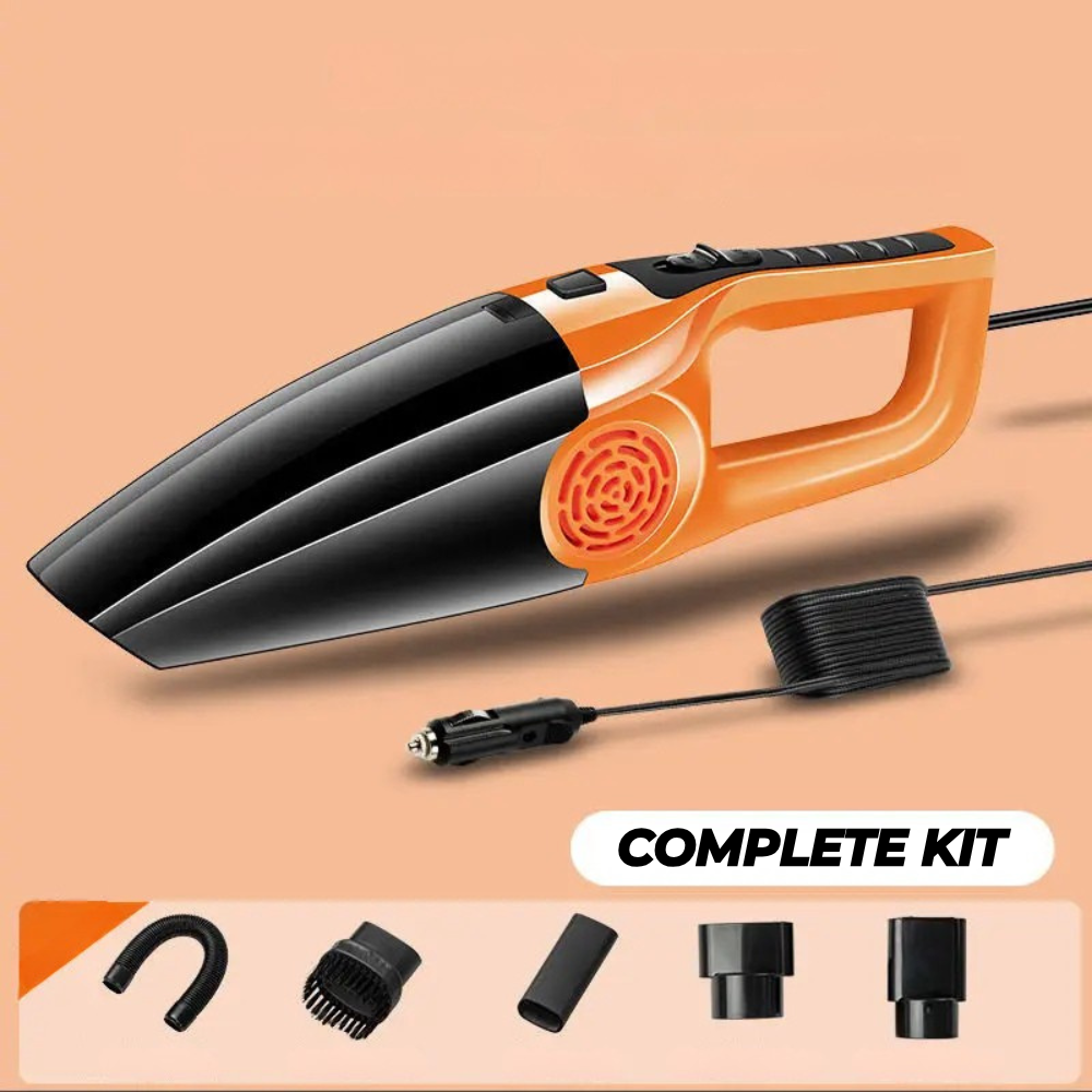 Compact dual-use car vacuum