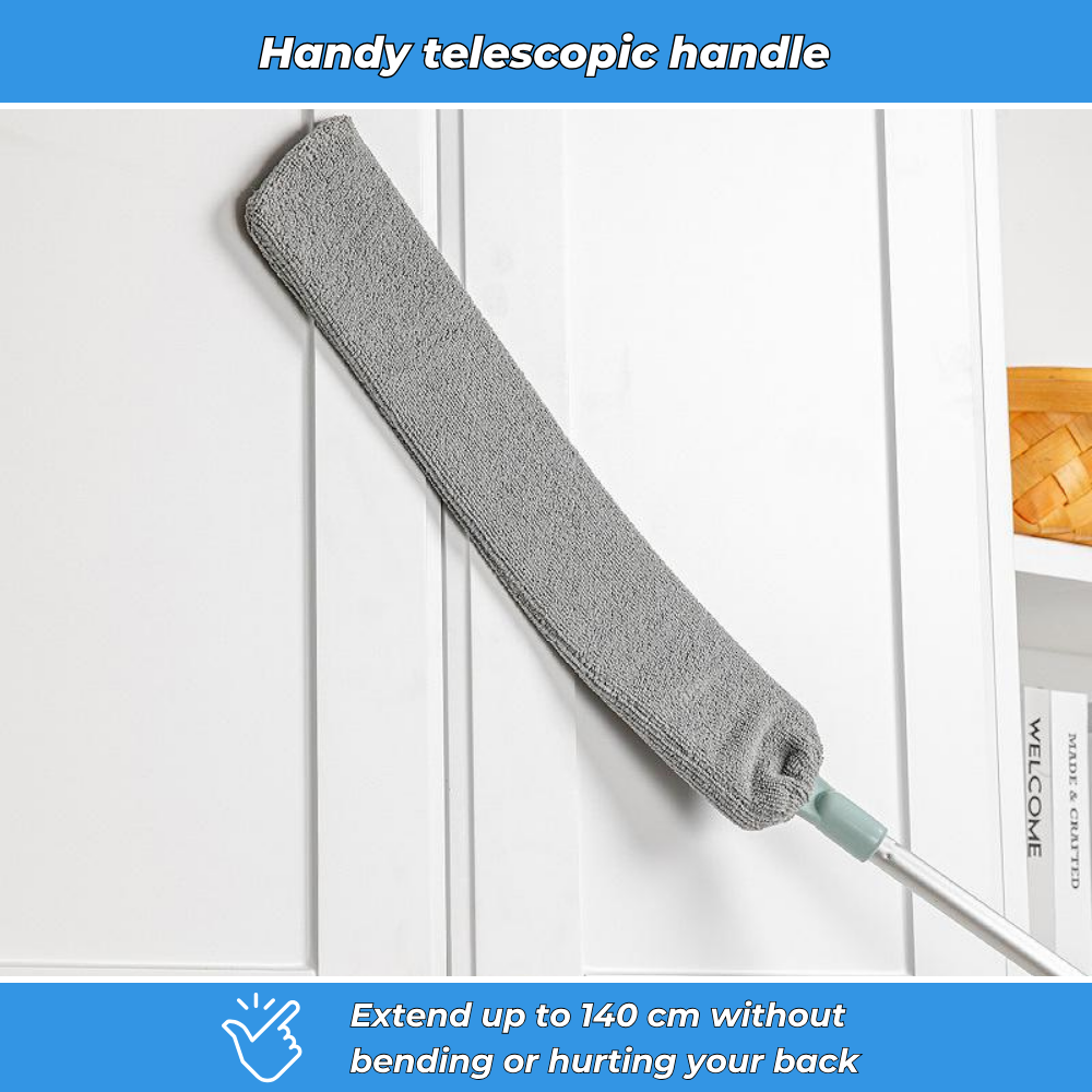 Telescopic Flat Duster for Hard-to-Reach Spaces