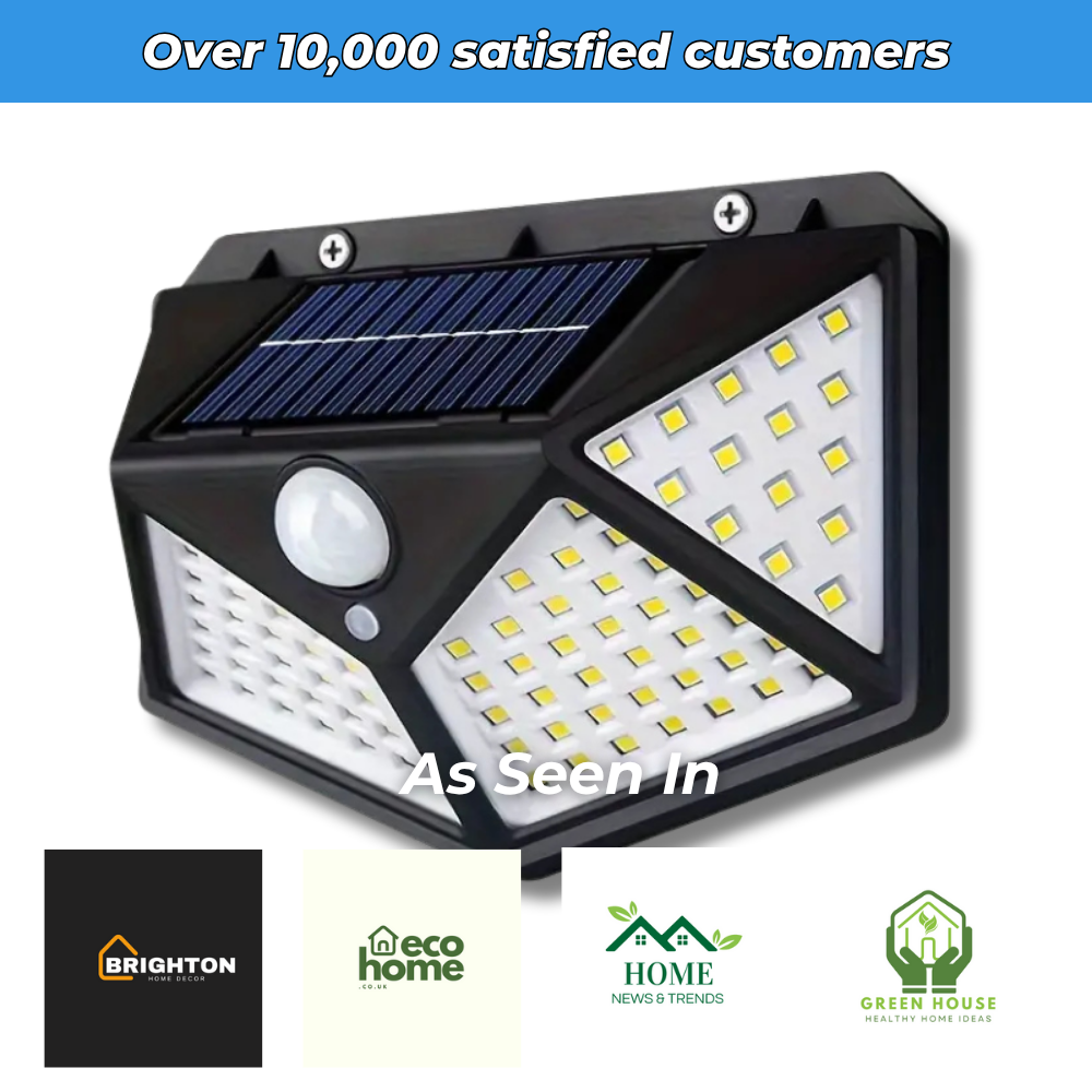 Solar wall lamp with motion detection