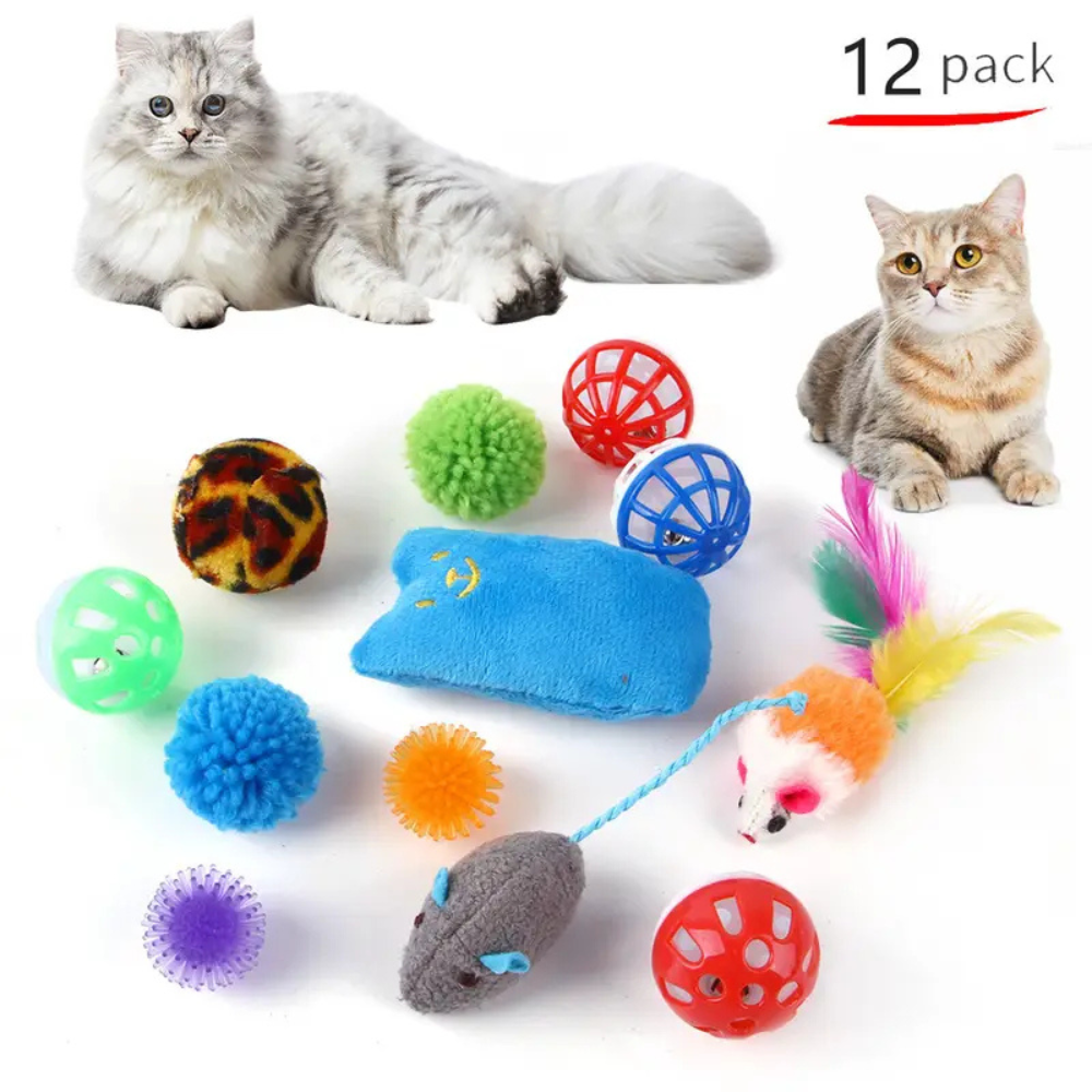 Interactive Cat Toy Set