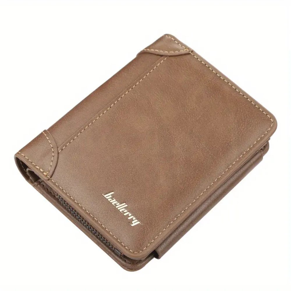 Men’s Secure Triple-Fold Wallet