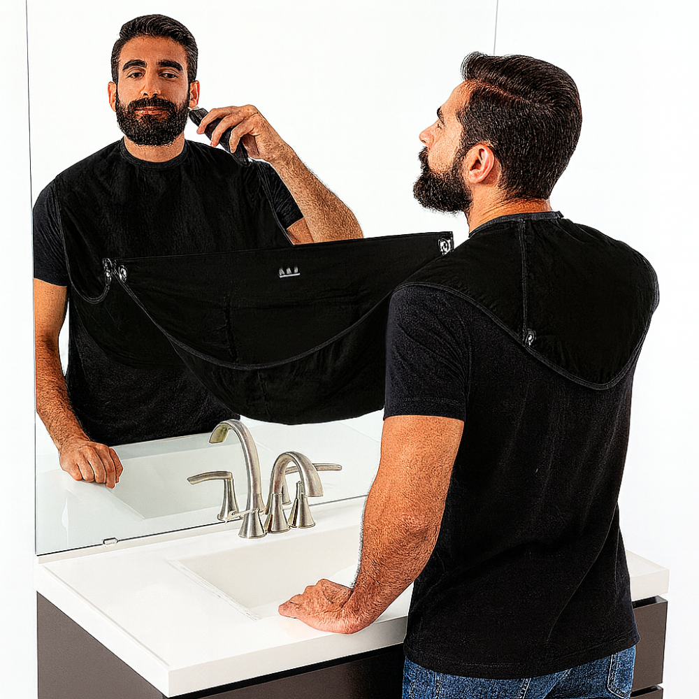 Beard shaving apron