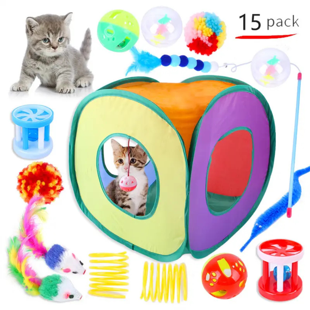 Interactive Cat Toy Set