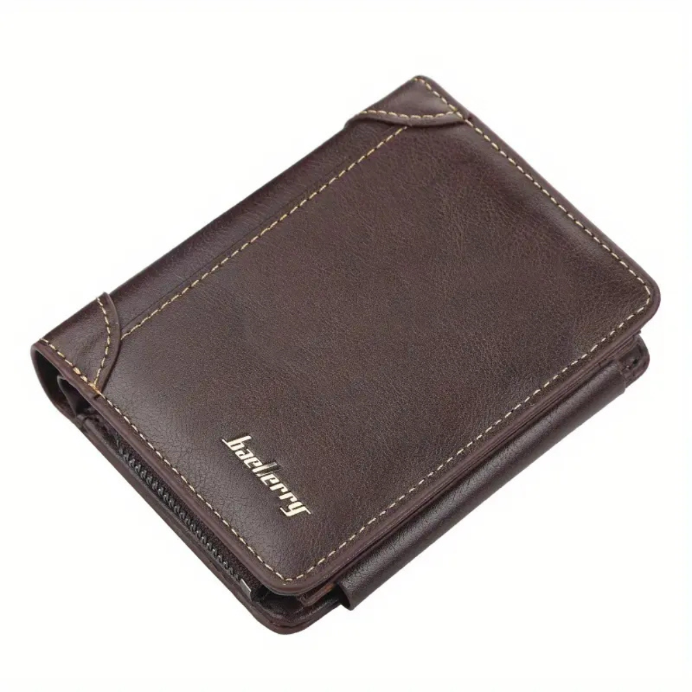 Men’s Secure Triple-Fold Wallet