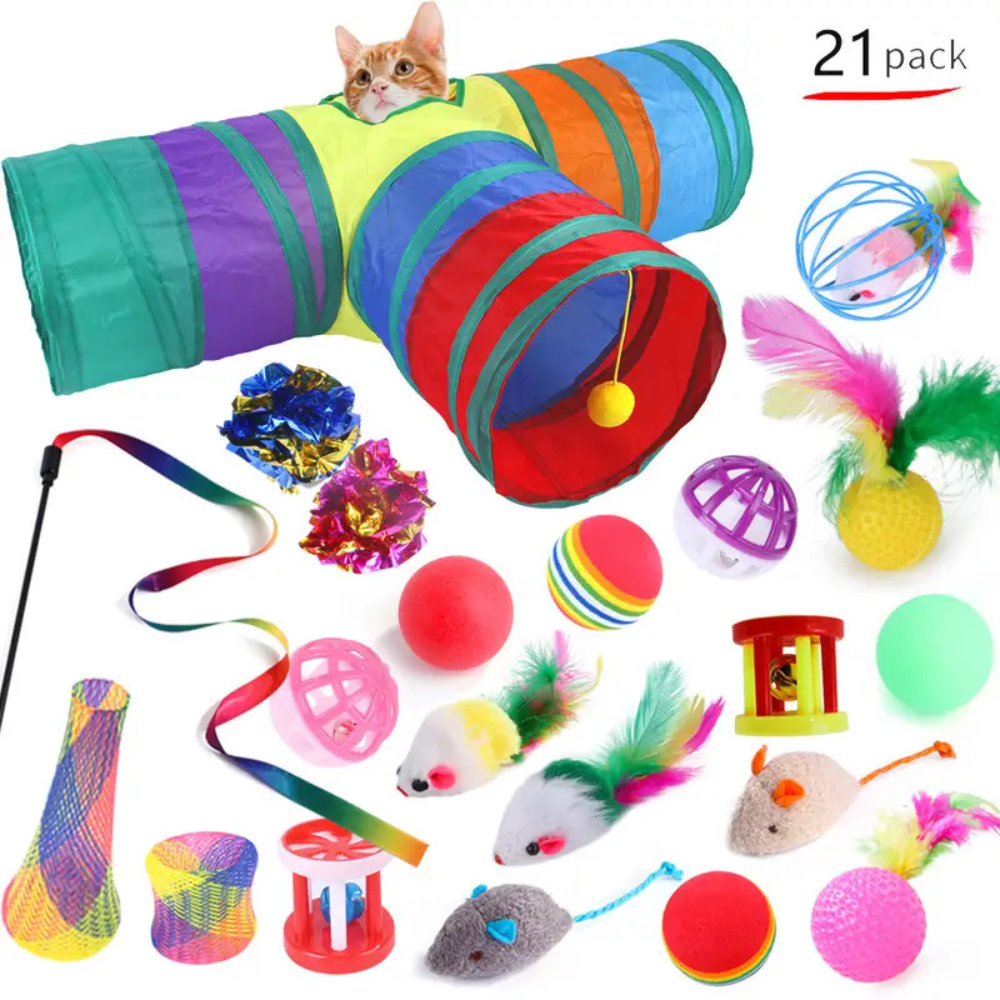 Interactive Cat Toy Set