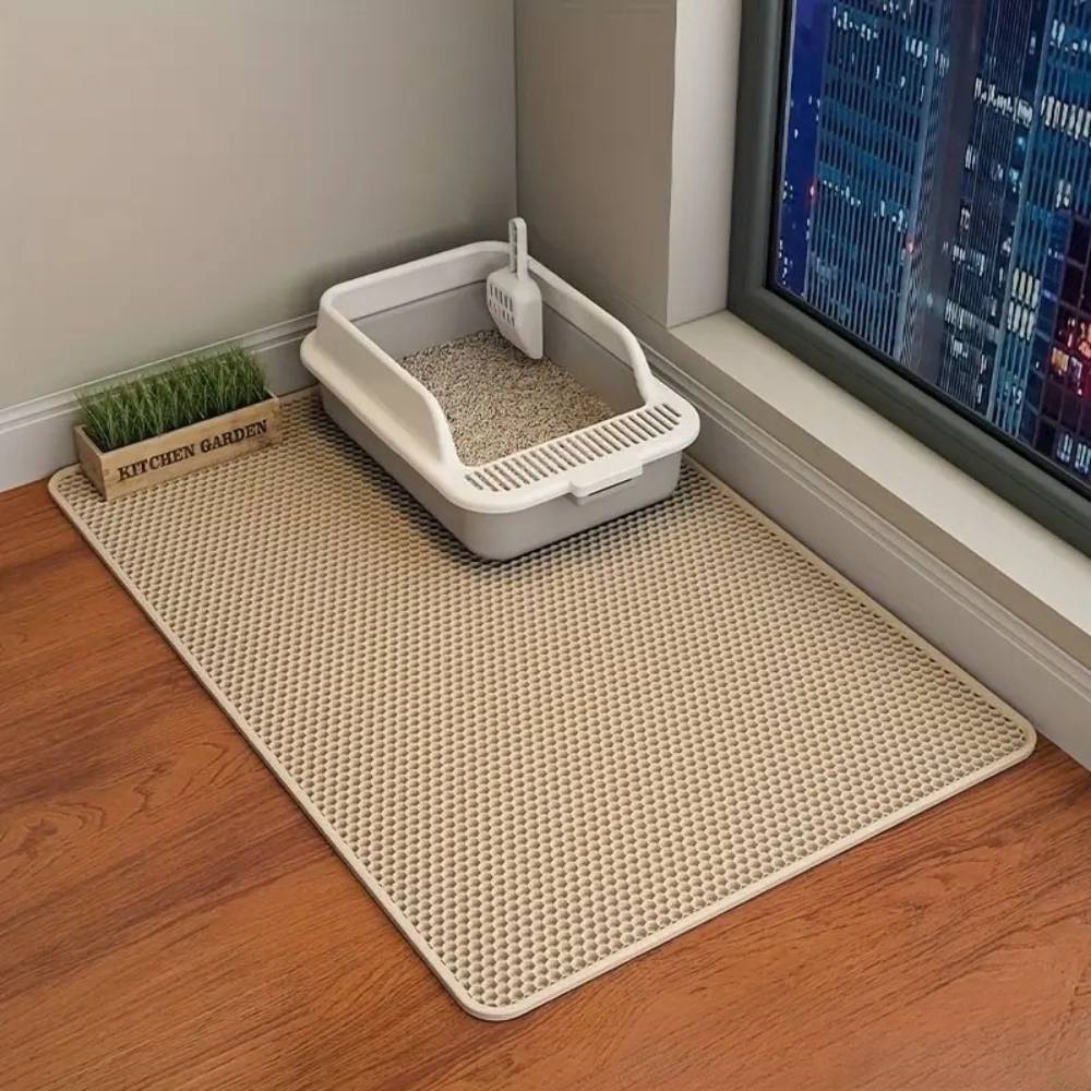 Double-Layer Cat Litter Trapping Mat