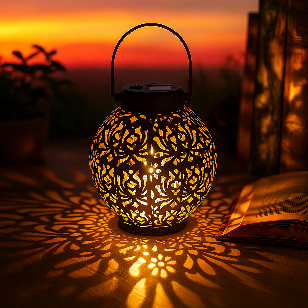 Decorative &amp; Waterproof Hanging Solar Lantern