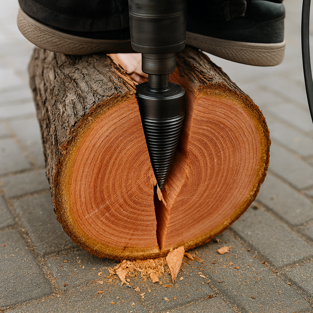 Log Splitter Drill Bit | Universal Wood Splitter Cone for Drill