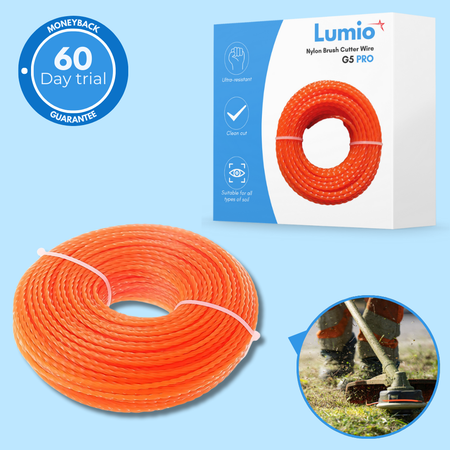 G5 PRO – Heavy-Duty Twisted Nylon Strimmer Line