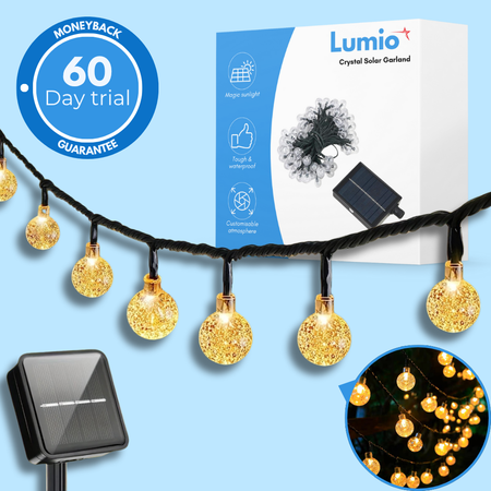 Solar garland - Illuminate your outdoor evenings