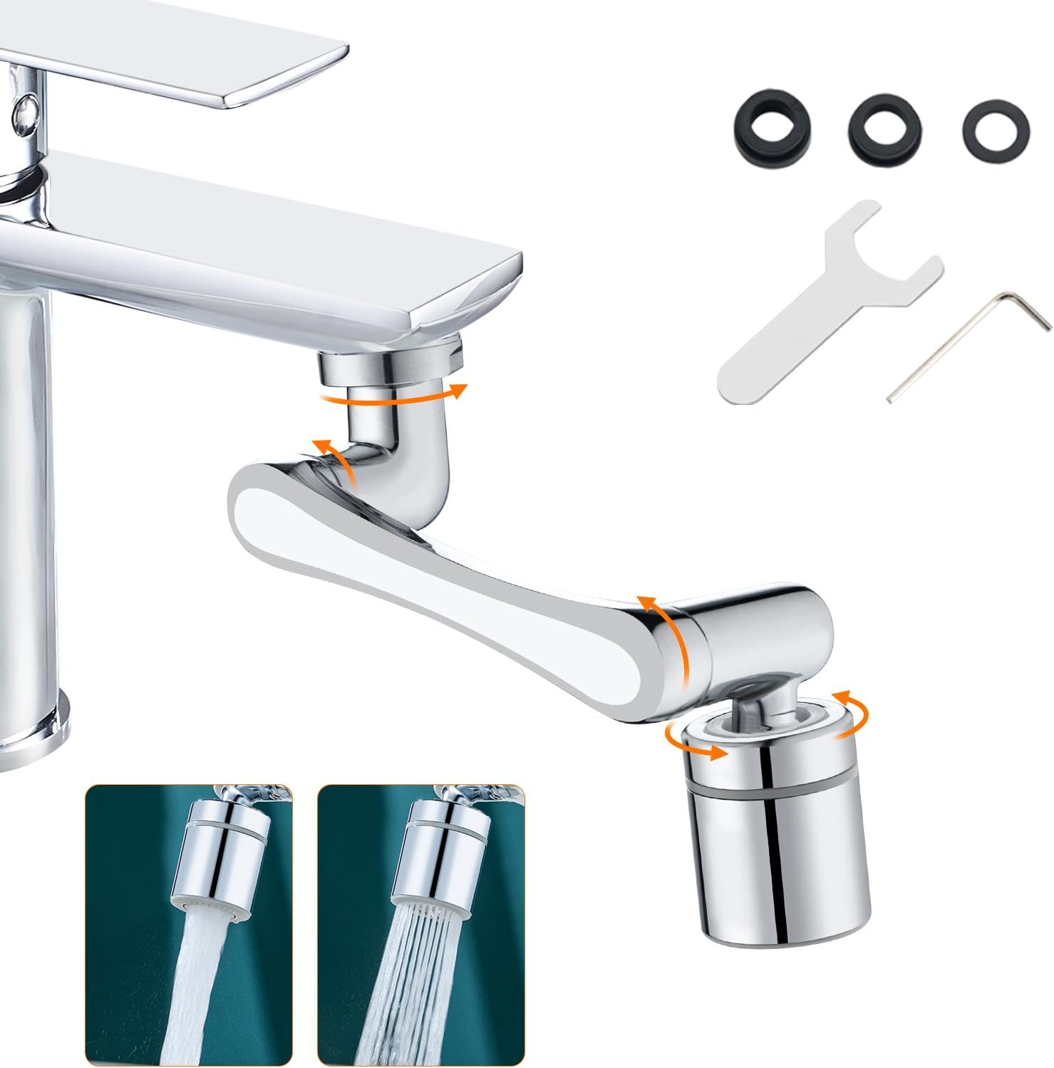 Aquaflex - Universal Rotating Faucet Adapter
