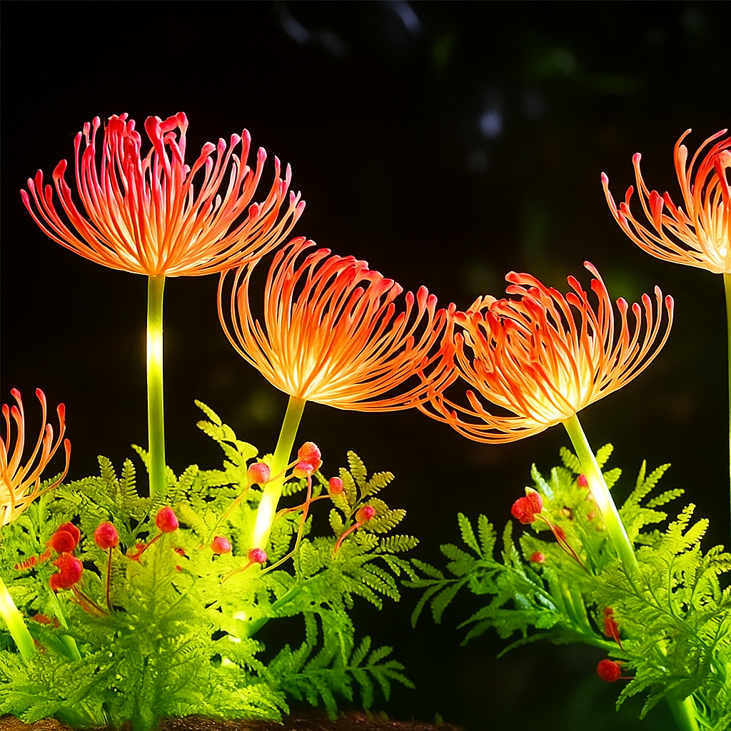 Solar-powered decorative garden lights (Set of 2)