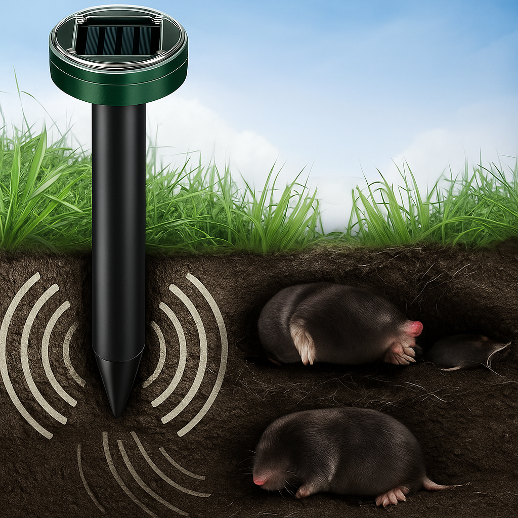 Ultrasonic anti-mole sun repellent (Set of 2)
