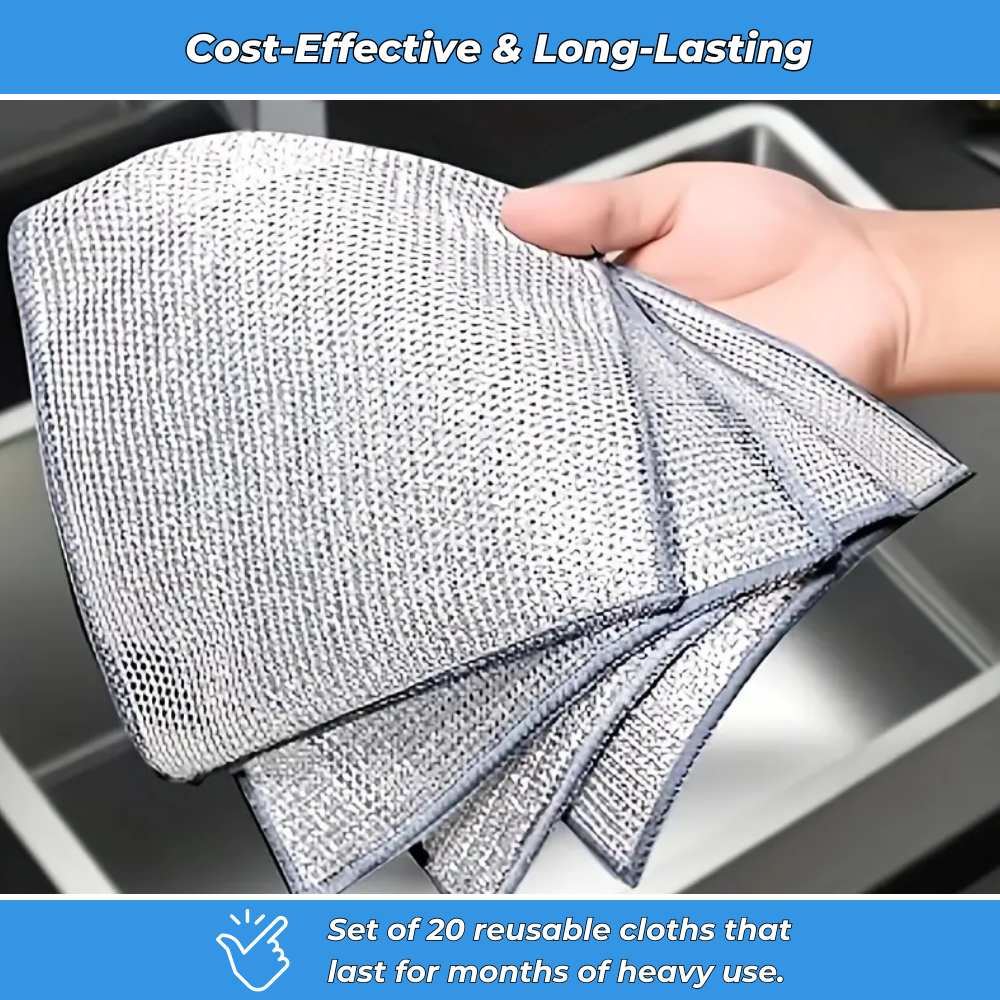Cleaninox - Powerful, long-lasting stainless steel scouring cloths
